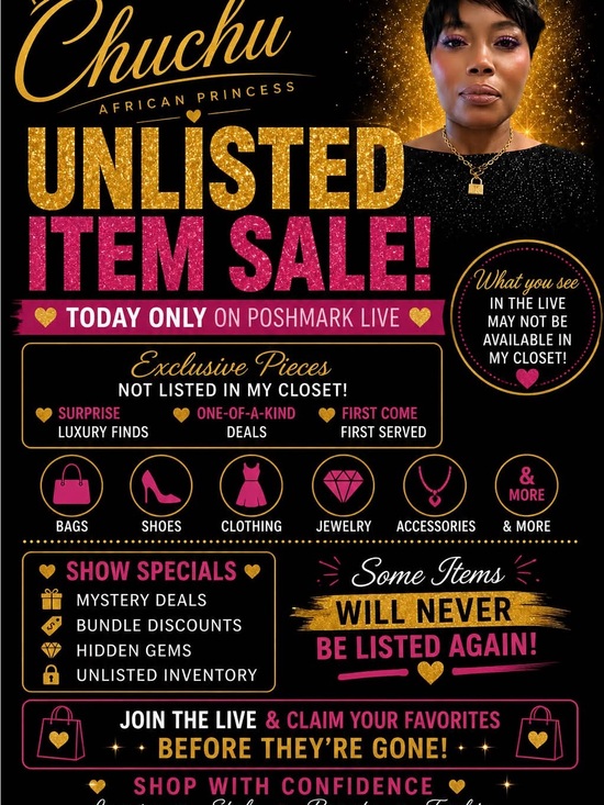Accessories - Chuchu Unlisted Item Sale Promo - Black & Gold & Pink